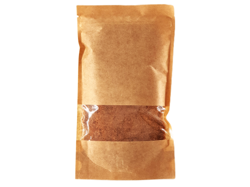 Zdjęcie przedstawia suszoną korę Vilcacora (Koci Pazur), znaną również jako Uncaria tomentosa. Produkt przeznaczony do przygotowania naparu. Wysokiej jakości surowiec zielarski dostępny w sklepie AdolfKudlinski.pl.